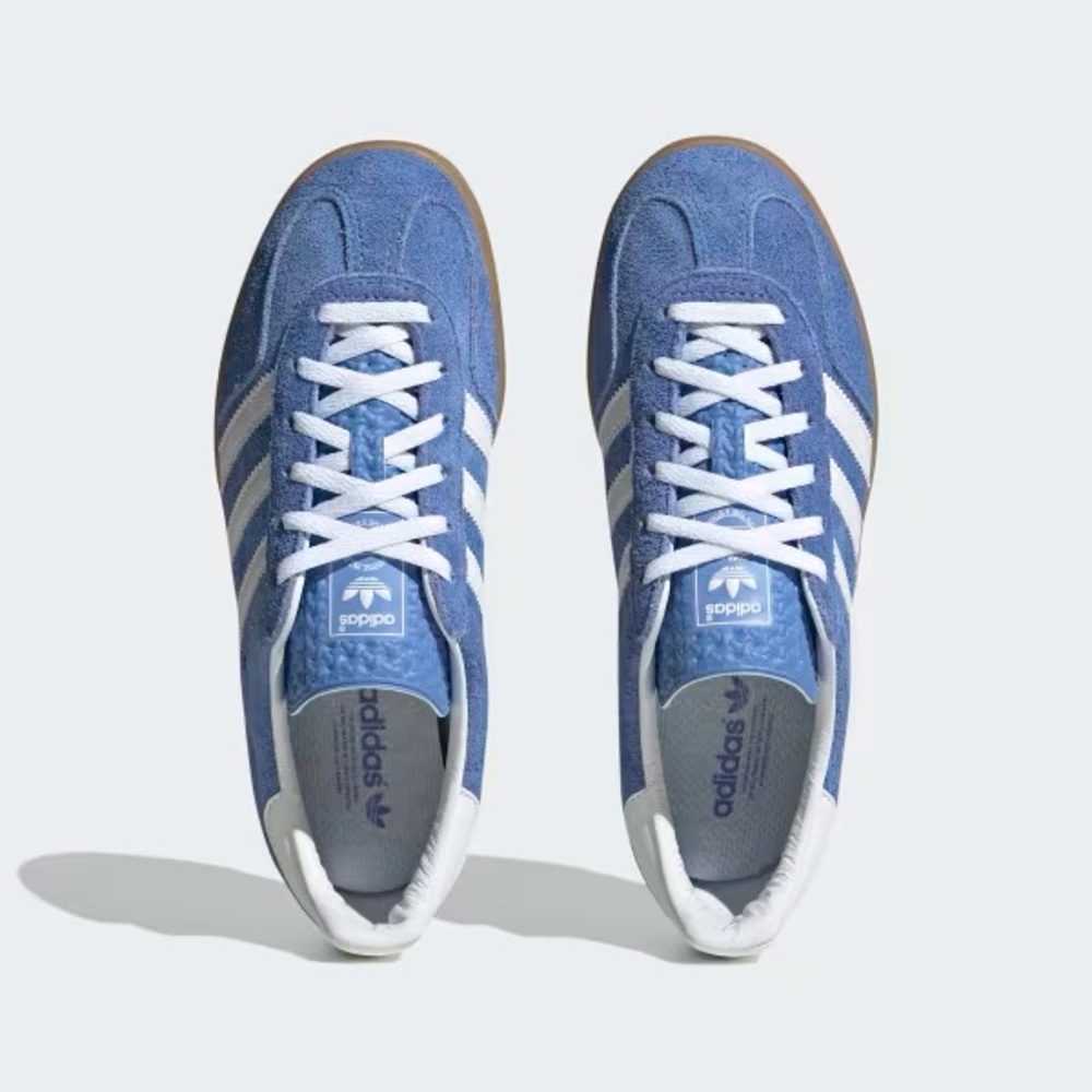 Adidas Gazelle Blue Suede Sneakers Size 8